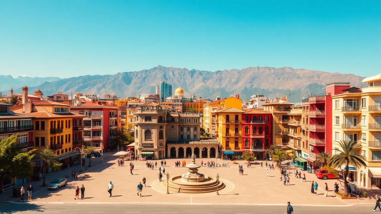 Tirana, Albania city view