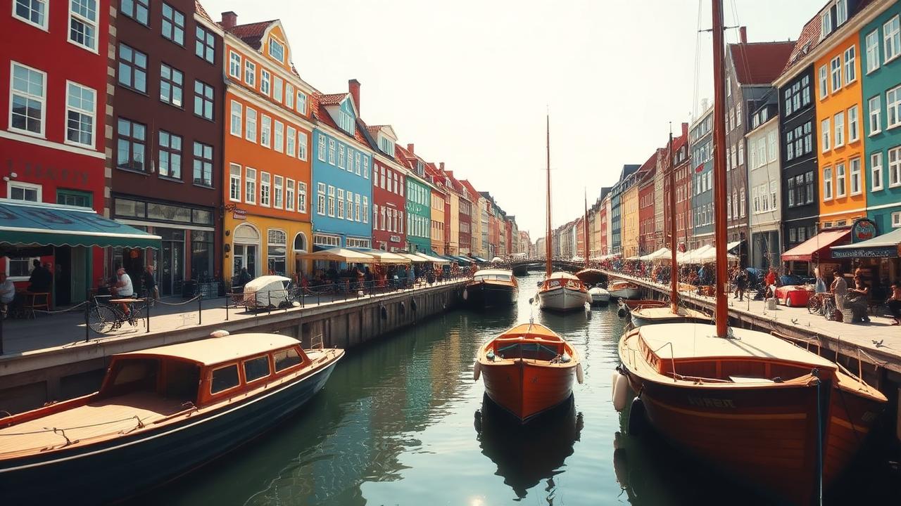Copenhagen, Denmark city view