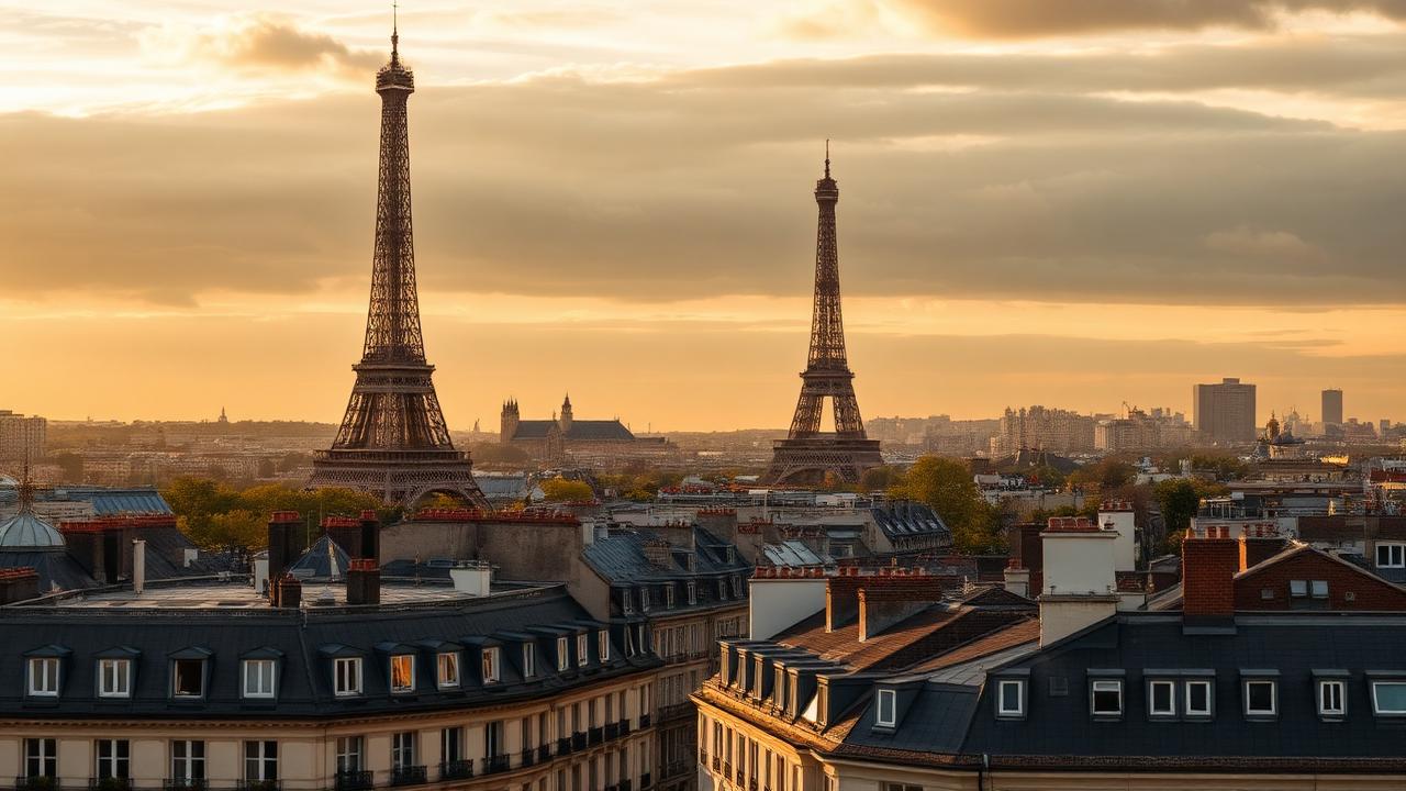Paris, France city view