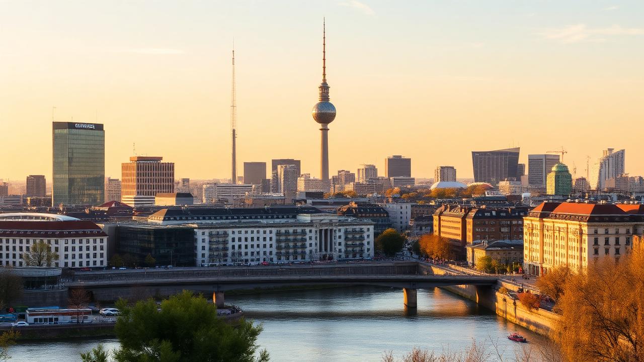 Berlin, Germany city view