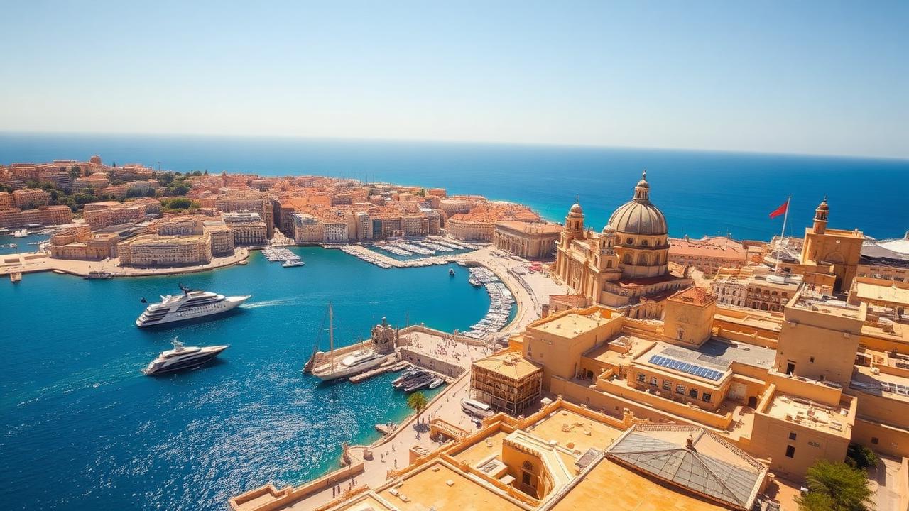 Valletta, Malta city view