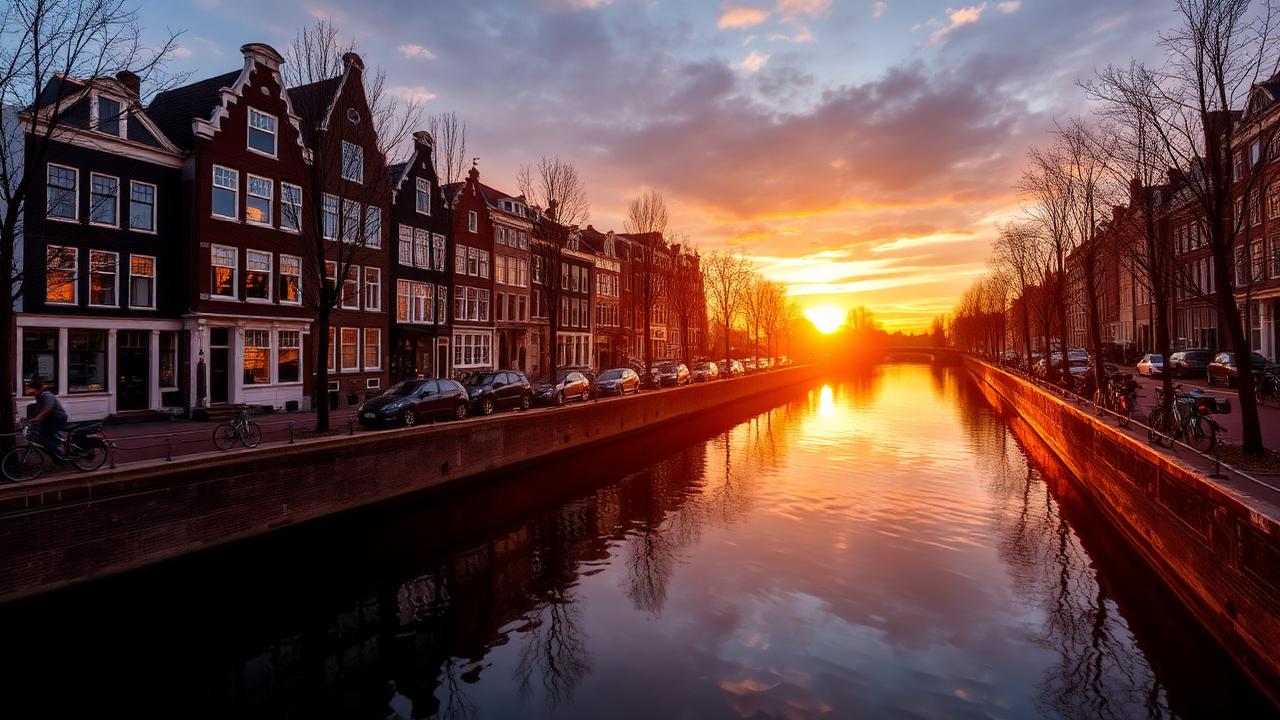 Amsterdam, Netherlands city view