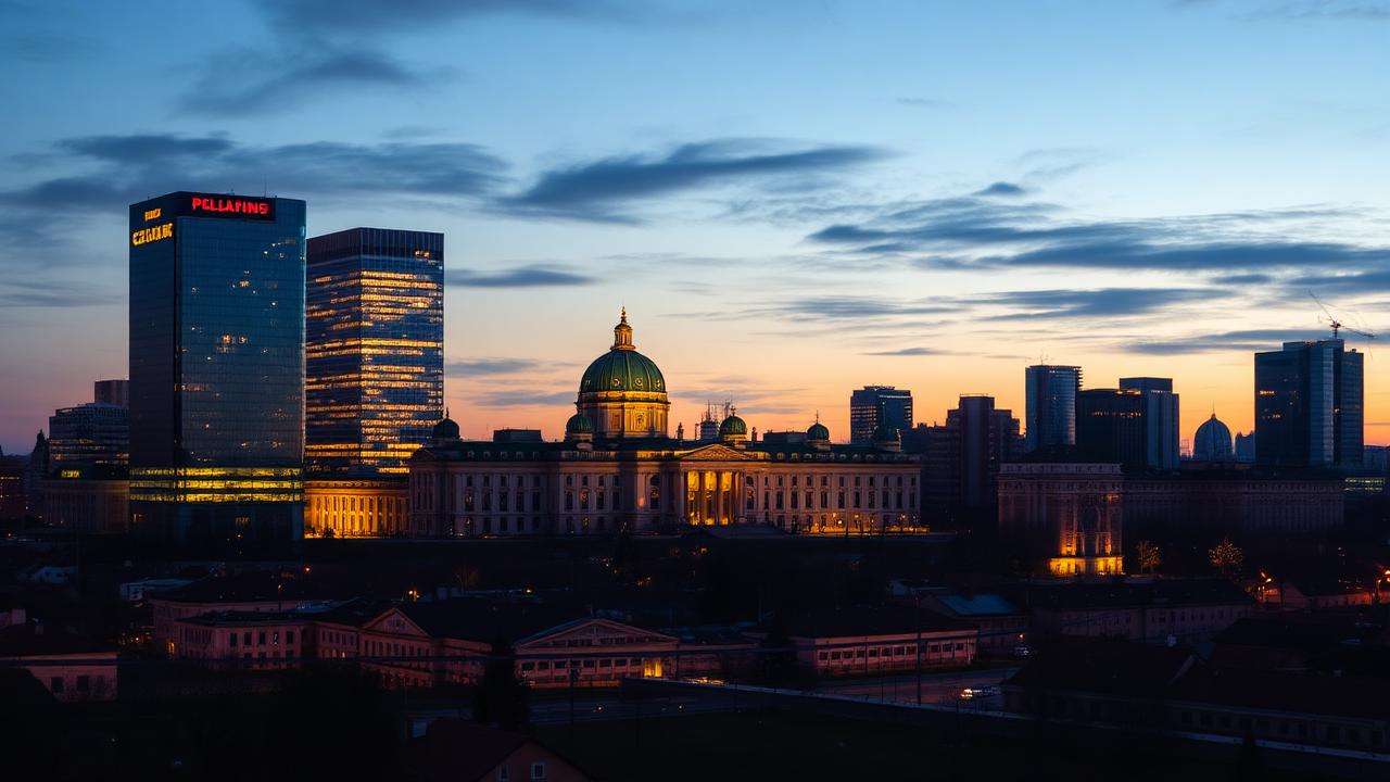 Warsaw, Poland city view
